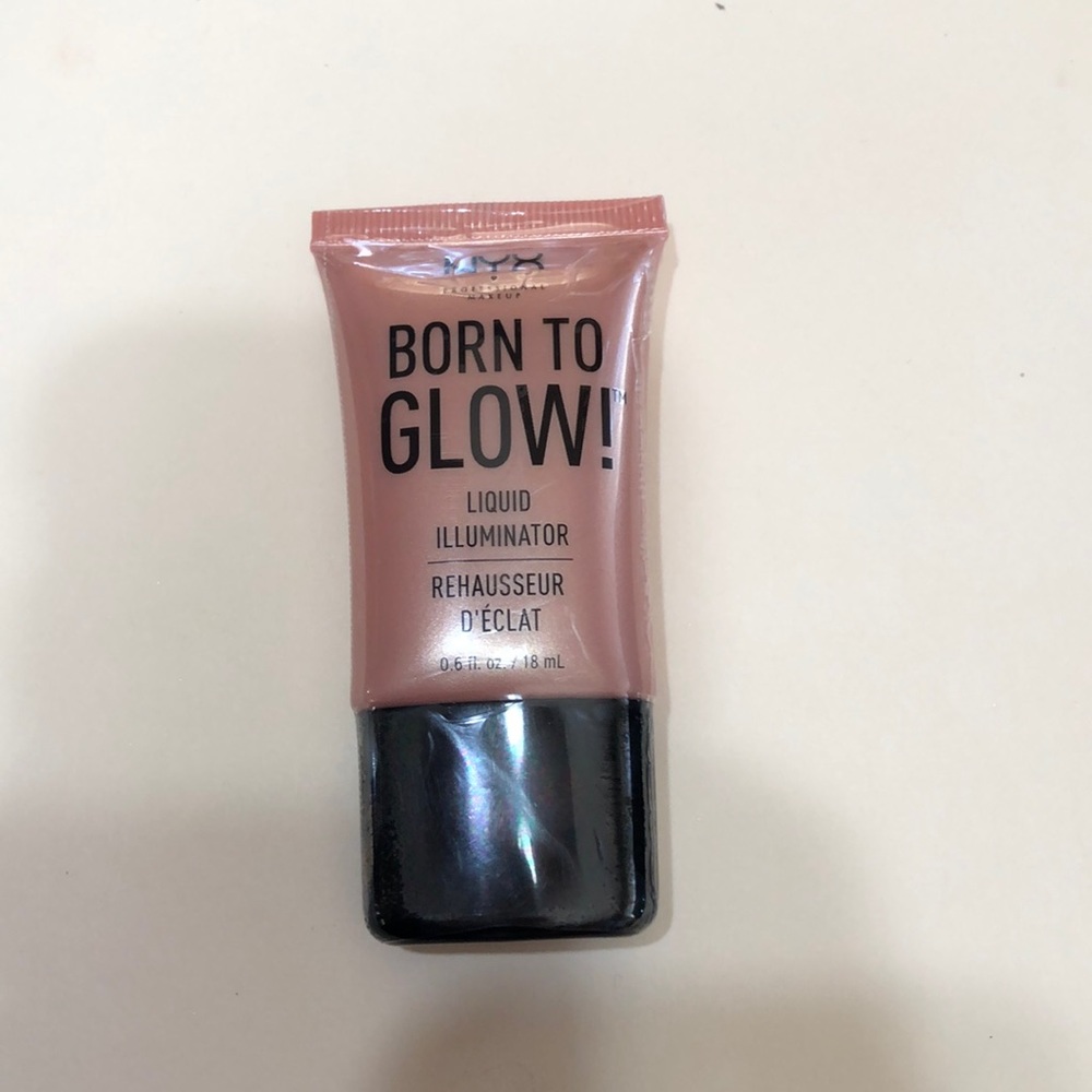 NYX Born To Glow Liquid Illuminator Medium Olive 0.6 Oz/18 ml New Sealed